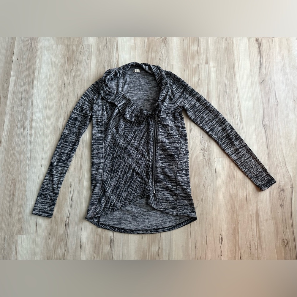 Hollister Gray Open Front Cardigan Sweater Size S – Soft Lightweight Layer